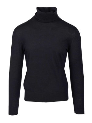 DRIES VAN NOTEN: Pull col rond - Pull Col Rond - Bleu