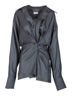 DRIES VAN NOTEN: camicie - Camicia da twill in seta