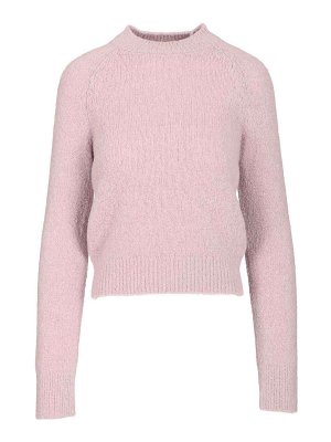 DRIES VAN NOTEN: Strickpullover mit Rundhalsausschnitt - Rundhalspullover - Lila