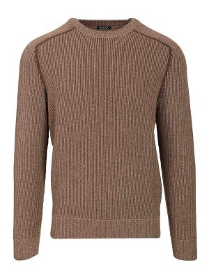 ERMENEGILDO ZEGNA: Pull col rond - Pull Col Rond - Marron