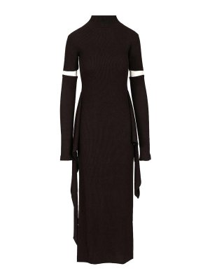 FEDERICA TOSI: Turtlenecks & Polo necks - Cashmere Blend Long Dress
