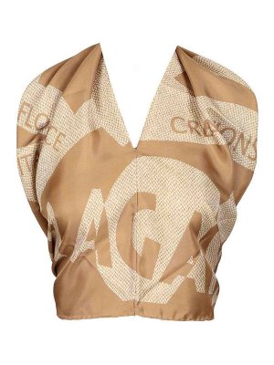 SALVATORE FERRAGAMO: Tops und Tank Tops - Top - Beige