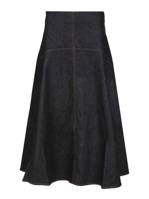 JACQUEMUS: Jeans patte d'éléphant - Jean Évasé - Bleu