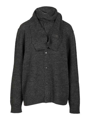 MM6 MAISON MARGIELA: Cardigans - Cardigan - Gris