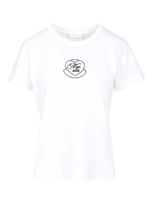 MONCLER: T-shirts - T-Shirt - Blanc