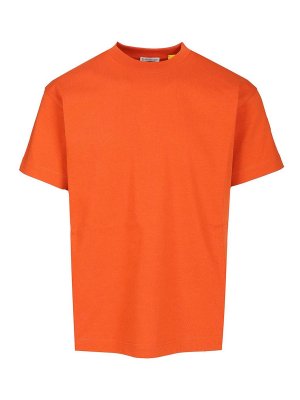 MONCLER: T-shirts - T-Shirt - Orange