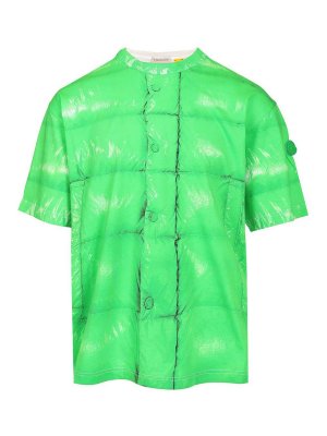 MONCLER: T-shirts - T-Shirt - Grün