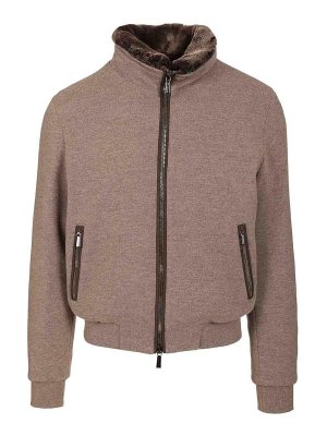 MOORER: Bombers - Bomber - Beige