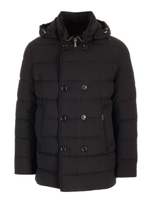 MOORER: Chaquetas y Chaquetones acolchados - Chaqueta Alcochada - Negro