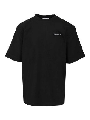 OFF-WHITE: t-shirts - Landscape Arrow T-Shirt