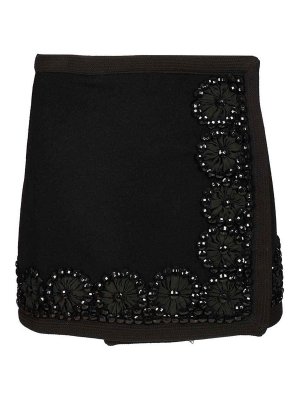 P.A.R.O.S.H.: mini skirts - Wool Miniskirt