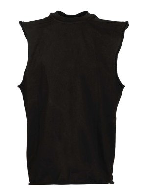 RICK OWENS: t-shirts - Jumbo Sleeveless T-Shirt