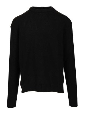 RICK OWENS: Suéteres con cuello pico - Suéter Cuello Redondo - Negro