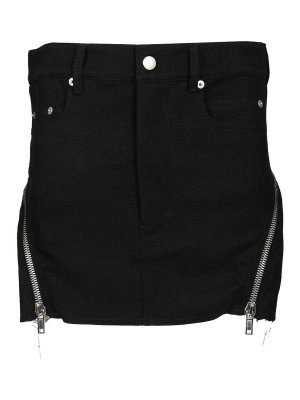 RICK OWENS: mini skirts - Bolan Banana Mini Skirt