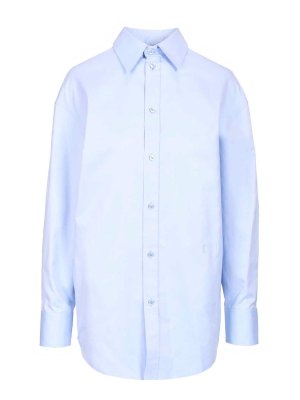 SAINT LAURENT: shirts - Oxford Cotton Shirt