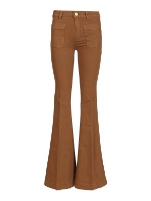 SEAFARER: Jeans patte d'éléphant - Jean Évasé - Marron