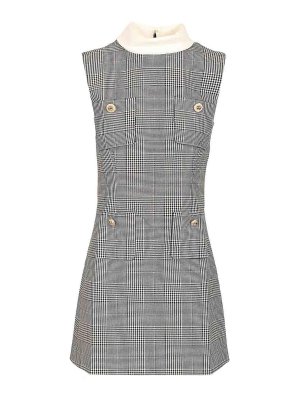 Self Portrait: Turtlenecks & Polo necks - Sleeveless Mini Dress