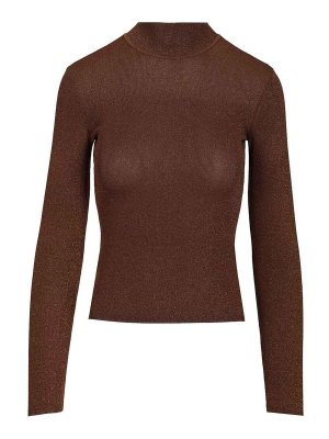 Self Portrait: Tops y camisetas sin mangas - Top - Marrón