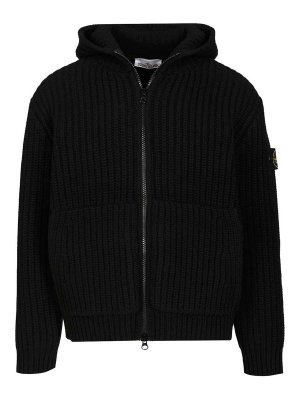 STONE ISLAND: Cardigans - Cardigan - Noir