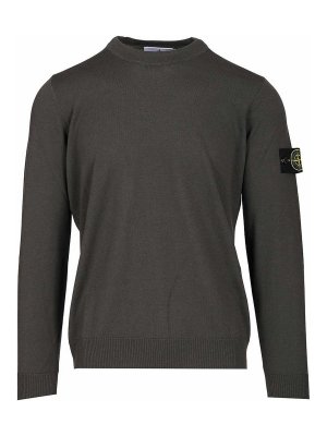 STONE ISLAND: Pull col rond - Pull Col Rond - Gris