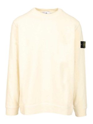 STONE ISLAND: Pull col rond - Pull Col Rond - Blanc