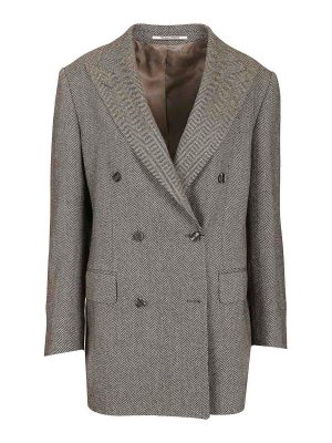 TAGLIATORE: Blazer - Blazer - Gris