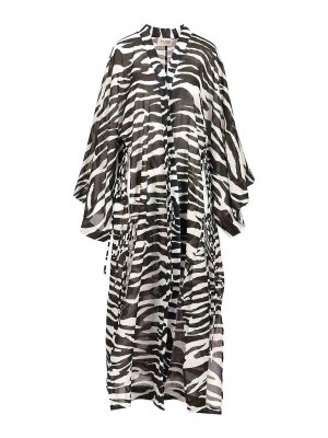 The Attico: one-piece - Zebra Print Caftan