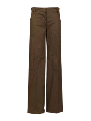 TORY BURCH: Casual Hosen - Casual Hose - Grün