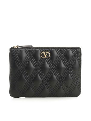 VALENTINO GARAVANI: Abrigos de cuero - Abrigo De Cuero - Quiltie 67