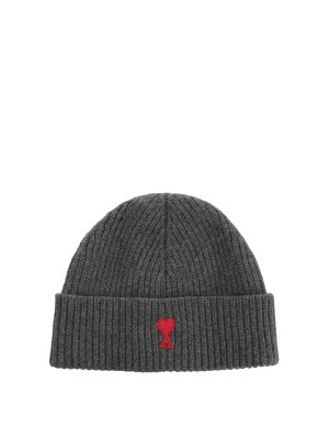 AMI PARIS: Gorros - Gorro - Gris