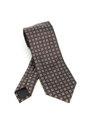 ERMENEGILDO ZEGNA: Cravates & noeuds papillon - Cravate - Marron