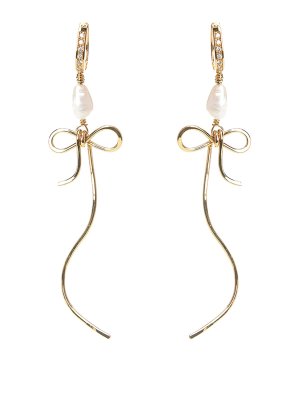 Marni: Earrings - Bow Drop Earrings