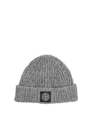 STONE ISLAND: Bonnets - Bonnet - Gris