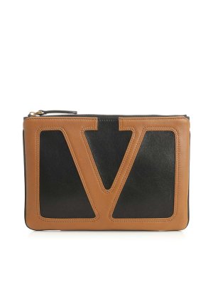 VALENTINO GARAVANI: wallets & purses - Pouch In Nappa Leather