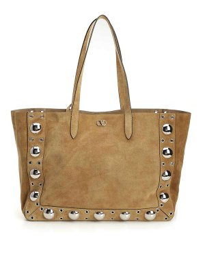 VALENTINO GARAVANI: Sacs à main - Sac Cabas - Marron