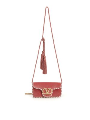 VALENTINO GARAVANI: clutches - Loc Mini Velvet Clutch
