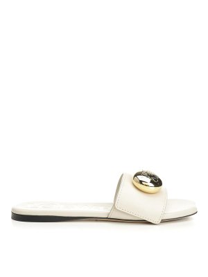 LOEWE: Tongs - Tongs - Blanc
