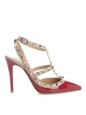 VALENTINO GARAVANI: court shoes - Rockstud Patent Pumps