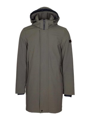 PEUTEREY: parkas - Albali Kp parka in green technical fabric