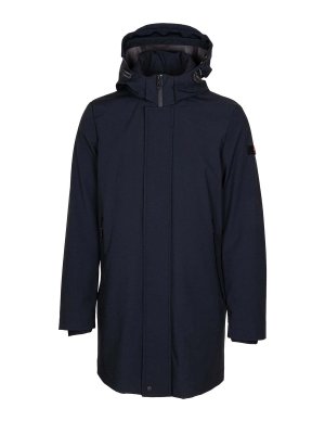 PEUTEREY: parkas - Albali Kp Parka In Black Technical Fabric