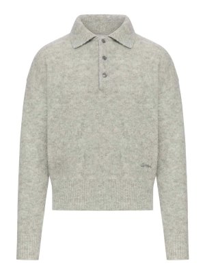 AMI PARIS: Poloshirts - Poloshirt - Grau