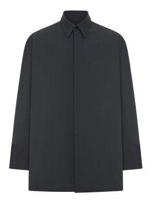 AMI PARIS: short coats - Longue Chemise In Knitted Wool