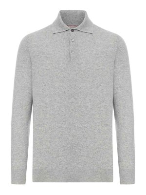BRUNELLO CUCINELLI: ポロシャツ - ポロシャツ - グレー