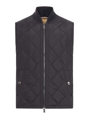BURBERRY: Gilets tricot - Gilet - Noir