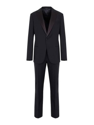 GIORGIO ARMANI: Vestidos de gala - Traje - Azul