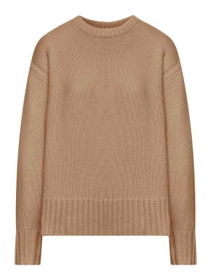 GUEST IN RESIDENCE: Strickpullover mit Rundhalsausschnitt - Rundhalspullover - Nude