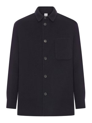 HEVO: short coats - Bari Wool Overshirt