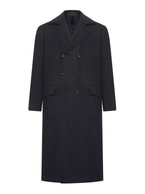 KITON: cappotti lunghi - Cappotto Mauro Lungo in Cashmere