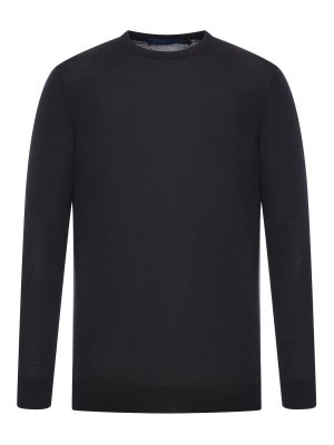 KITON: crew necks - Crewneck Sweater In 14 Micron Wool