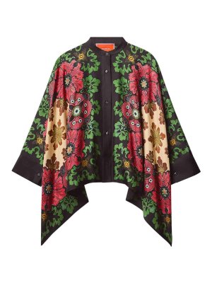 LA DOUBLEJ: shirts - Silk Scarf Shirt